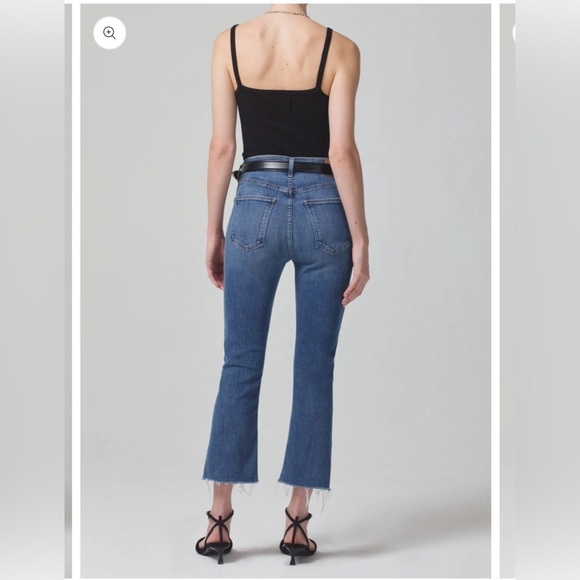 Citizens of Humanity Isola Cropped Boot in Lawless Size 30 - Picture 2 of 16